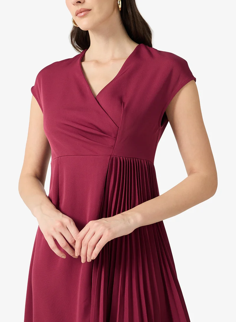 Ella  A-line Dress With Pleats for Women | Best Price UAE
